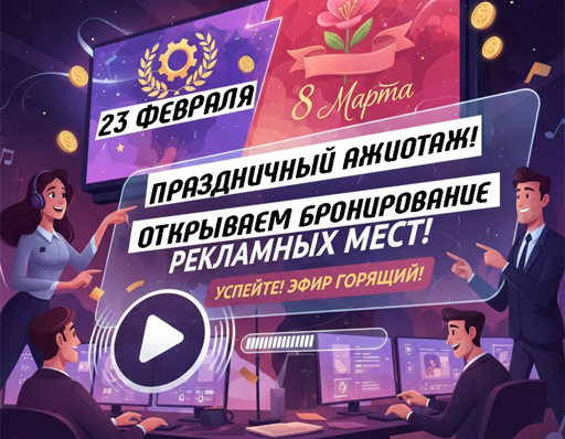 Реклама в феврале и марте